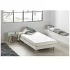 Image de Matelas mousse 90 x 200 cm - Kietoa - Confort ferme - Epaisseur 12 cm - Livré roulé
