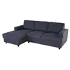 Image de PAUL Canape dangle gauche 4 places - Tissu bleu - Contemporain - L 215 x P 140 cm