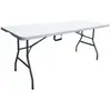 Image de Table a manger fixe sans tiroir 8 personnes en metal 180 x 74 x 74 cm