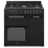 Image de CECP903FB - Cuisinière (four à deux étages) - pose libre - largeur : 90 cm - profondeur : 60 cm - hauteur : 89.5 cm - avec système auto-nettoyant -