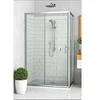 Image de Porte coulissante Equi 137-140cm chromé en verre claire - ROTH - 1406000039