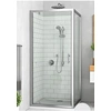 Image de Paroi de douche EQUI fixe en verre clair - ROTH - 1406000056