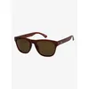 Image de Quiksilver - Tagger Polarized - Lunettes de soleil homme Stone / Brown Plz - Taille unique
