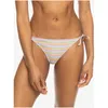 Image de Roxy - Wavy Stripe Cheeky Tie Side - Bas de bikini femme Papaya Wavy Stripe S - L