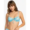 Image de Roxy - Printed Beach Classics UW Bralette - Haut de bikini femme Maui Blue Margarita - XS