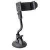 Image de Support Smartphone Fixation Ventouse Pare-brise Ressort Extensible Noir