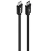 Image de Cable Usb Type-C => Vers Micro Usb Noir