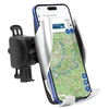Image de Support Voiture Téléphone jusqu'à 6.9 pouces avec Charge QI 15W Noir / Argent