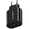 Image de Chargeur Secteur USB-C Power Delivery 20W Format compact Noir Akashi Noir