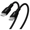 Image de Câble USB-C vers Lightning Power Delivery 3A Charge Synchronisation Noir
