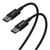 Image de Câble USB-C vers USB-C 60W Charge et Synchronisation Ecoconception 1m Noir