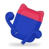 Image de Ecouteurs Kids Sans Fil Bluetooth Blue Et Rouge