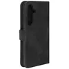 Image de Etui pour Samsung S24 et S25 Clapet Portefeuille Support Vidéo Noir