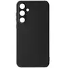 Image de - Coque de protection pour téléphone portable - avec toucher en caoutchouc - silicone - noir - pour Samsung Galaxy A55