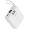 Image de PowerBank 10000mAh 22.5W USB-C Lightning USB Dragonne Intégrée Blanc