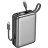 Image de PowerBank 20000mAh 22.5W USB-C Lightning Dragonne Intégrée Gris