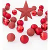 Image de Boite 33 boules et ornements, en plastique