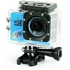 Image de Camera Embarquée Sports Wi-Fi LCD Caisson Etanche Waterproof 12 Mp Full HD Bleu + SD 4Go