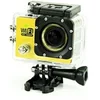 Image de Camera Embarquée Sports Wi-Fi LCD Caisson Etanche Waterproof 12 Mp Full HD Jaune + SD 4Go