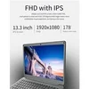 Image de Ordinateur ultraportable windows 11 écran fhd 13,3 pouces 8gb ram rom 128 go