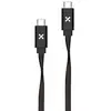 Image de Cable Plat USB-C vers USB-C 1M Noir