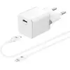 Image de Chargeur secteur 20W + Cable Lightning 1m Blanc
