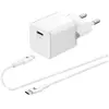 Image de Chargeur secteur 20W + Cable USB-C 1m blanc