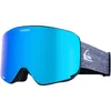 Image de Quiksilver - Switchback - Masque ski homme Black / Black Clux Ml Blue S3 - Taille unique