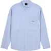 Image de Quiksilver - Diamond Chambray Ls Shirt - Chemise homme Ashley Blue - XXL