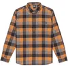 Image de Quiksilver - Motherfly Plaid Ls Shirt - Chemise homme Almond Motherfly Check - XS