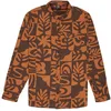 Image de Quiksilver - Motherfly Printed Ls Shirt - Chemise homme Almond Desert Checker - S