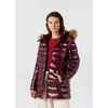 Image de Jott - Perle Laquee - Doudoune femme Dark Cherry - M
