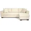 Image de Canapé d'angle convertible réversible Hamilton velours côtelé Beige 4 places