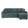 Image de Canapé d'angle convertible réversible 4 places - Tissu Vert - L 244 x P 151 x H 90 - HAMILTON - Fabriqué en Ukraine