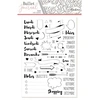 Image de Planche de 58 tampons en mousse Stampo Planner Bullet