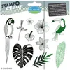 Image de Tampon clear - Jungle - Planche 15 x 12,5 cm - 10 Stampo'clear