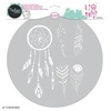 Image de Pochoir textile en Plastique - Attrape-rêves - Entre 9,5 et 20 cm