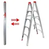 Image de Escabeau pliable télescopique tubulaire 1.51M 4 marches