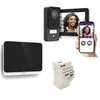 Image de Visiophone filaire et connecté 3K WelcomeEye Connect 3 avec écran supplémentaire et transformateur