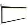 Image de Ecran motorise : Squar''HC Format image 164 x 262cmSurface de projection blanc mat a dos noir et cadrage noir.