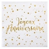 Image de 20 serviettes à cocktail jx anniversaire