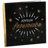 Image de livre d'or joyeux anniversaire holo 20p 24cm noir - chalayer 6651 0-3