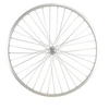 Image de Roue velo urbain 650 x 30a av ecrou axe plein jante alu argent 36t