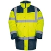 Image de Parka Haute Visibilité PALERME Taille XXL Coloris Jaune/Bleu Marine - PALERME05