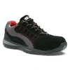 Image de Chaussure basse ZEPHIR S1P - S 24 BOSSI INDUSTRIE - Cuir croûte velours noir/toile grise - Taille 46 - 5122-46