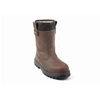 Image de Bottes fourrées KAMA S3 CI en cuir marron avec embout et semelle acier - T.43 - - RAMA3N-43