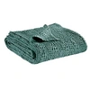 Image de Jeté stonewashed Tana vert de gris