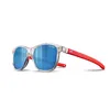 Image de Julbo - Turn 2 - Spectron 3 - Lunettes de soleil enfant Cristal Brillant / Orange Fluo Mat - S3CF - Smoke / Multilayer Blue