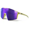Image de Julbo - Edge - Spectron 3 - Lunettes de soleil homme Mat Light Brown / Fluo Yellow - Spectron 3 CF