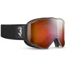 Image de Julbo - Cyrius-X Reactiv 0-4 - Masque ski Noir - Reactiv High Contrast 0-4 Flash Rouge